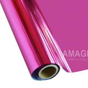 AMagic PJ Hot Pink Heat Transfer Foil - Create Shiny Metallic Designs