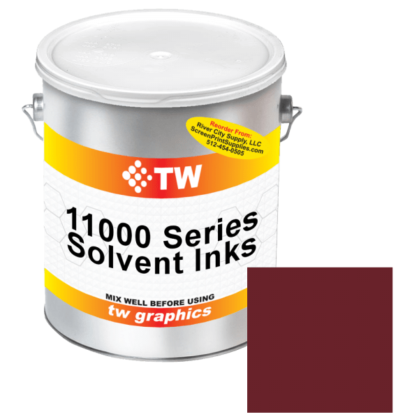 TW 11006 Maroon Solvent Based Ink - Versatile Printing Ink