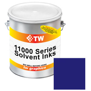 TW 11008 Red Shade Blue Solvent Based Ink - Versatile Printing Ink