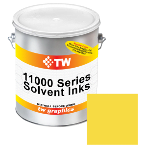 TW 11012 Lemon Yellow Solvent Based Ink - Versatile Printing Ink