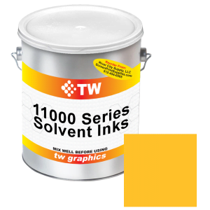 TW 11013 Medium Yellow Solvent Based Ink - Versatile Printing Ink