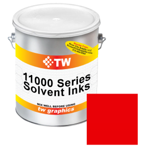 TW 11014 Fire Red Solvent Based Ink - Versatile Printing Ink