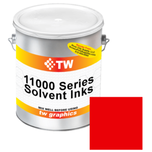 TW 11014 Fire Red Solvent Based Ink - Versatile Printing Ink