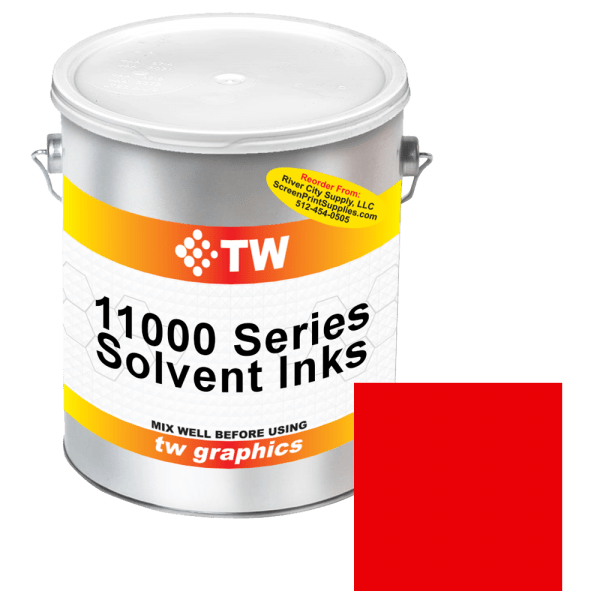 TW 11014 Fire Red Solvent Based Ink - Versatile Printing Ink