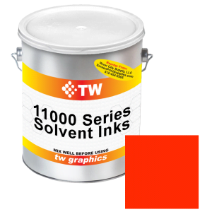 TW 11016 Warm Red Solvent Based Ink - Versatile Printing Ink