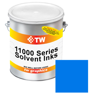 TW 11018 Process Blue Solvent Based Ink - Versatile Printing Ink