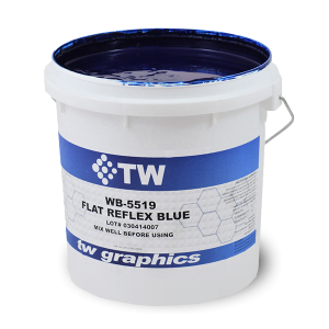 TW 5519 Flat Reflex Blue Water Based Poster Ink