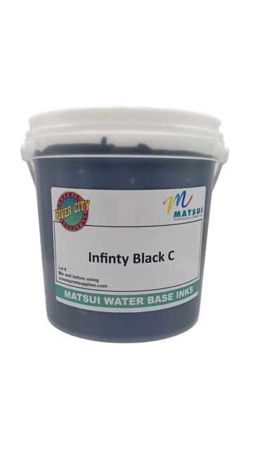 Matsui Infinity Water Base Ink - Black C - Convenient Ready-to-Print Formula