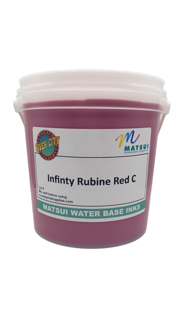 Matsui Infinity Water Base Ink - Rubine Red - Convenient Ready-to-Print Formula