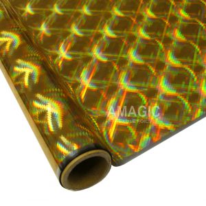 AMagic Holographic G0MP06 HyperPlaid Heat Transfer Foil - Create Shiny Metallic Designs