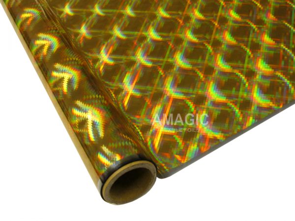 AMagic Holographic G0MP06 HyperPlaid Heat Transfer Foil - Create Shiny Metallic Designs