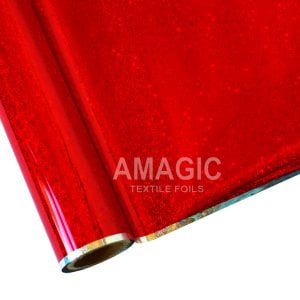 AMagic Holographic R0KP73 Glitter Heat Transfer Foil - Create Shiny Metallic Designs
