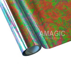 AMagic Specialty S0LS04 Oil Metallic 4 Heat Transfer Foil - Create Shiny Metallic Designs