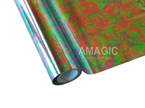 AMagic Specialty S0LS04 Oil Metallic 4 Heat Transfer Foil - Create Shiny Metallic Designs