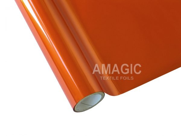 AMagic EE Matte Orange Heat Transfer Foil - Create Shiny Metallic Designs