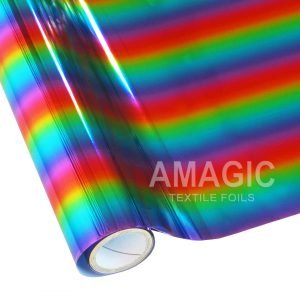 AMagic Specialty MCAA02 Rainbow Heat Transfer Foil - Create Shiny Metallic Designs