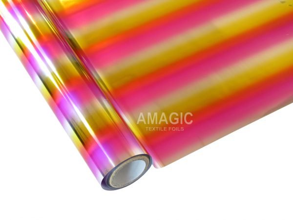 AMagic Specialty MCAA05 Rainbow Heat Transfer Foil - Create Shiny Metallic Designs