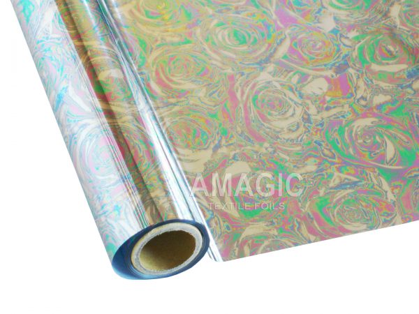 AMagic Specialty S0AD01 Rose Heat Transfer Foil - Create Shiny Metallic Designs