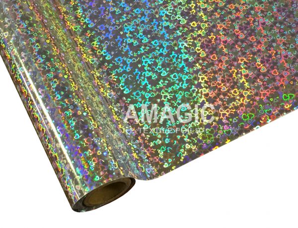 AMagic Holographic S0KP73 Glitter Heat Transfer Foil - Create Shiny Metallic Designs