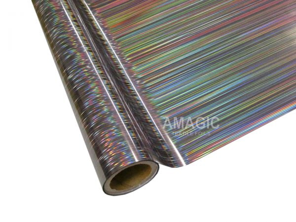 AMagic Holographic S6K271 Lines Heat Transfer Foil - Create Shiny Metallic Designs