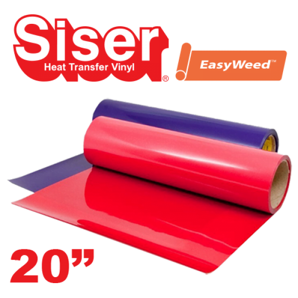 Siser EasyWeed 20” Full Rolls Heat Transfer Vinyl - Premium Crafting  Material