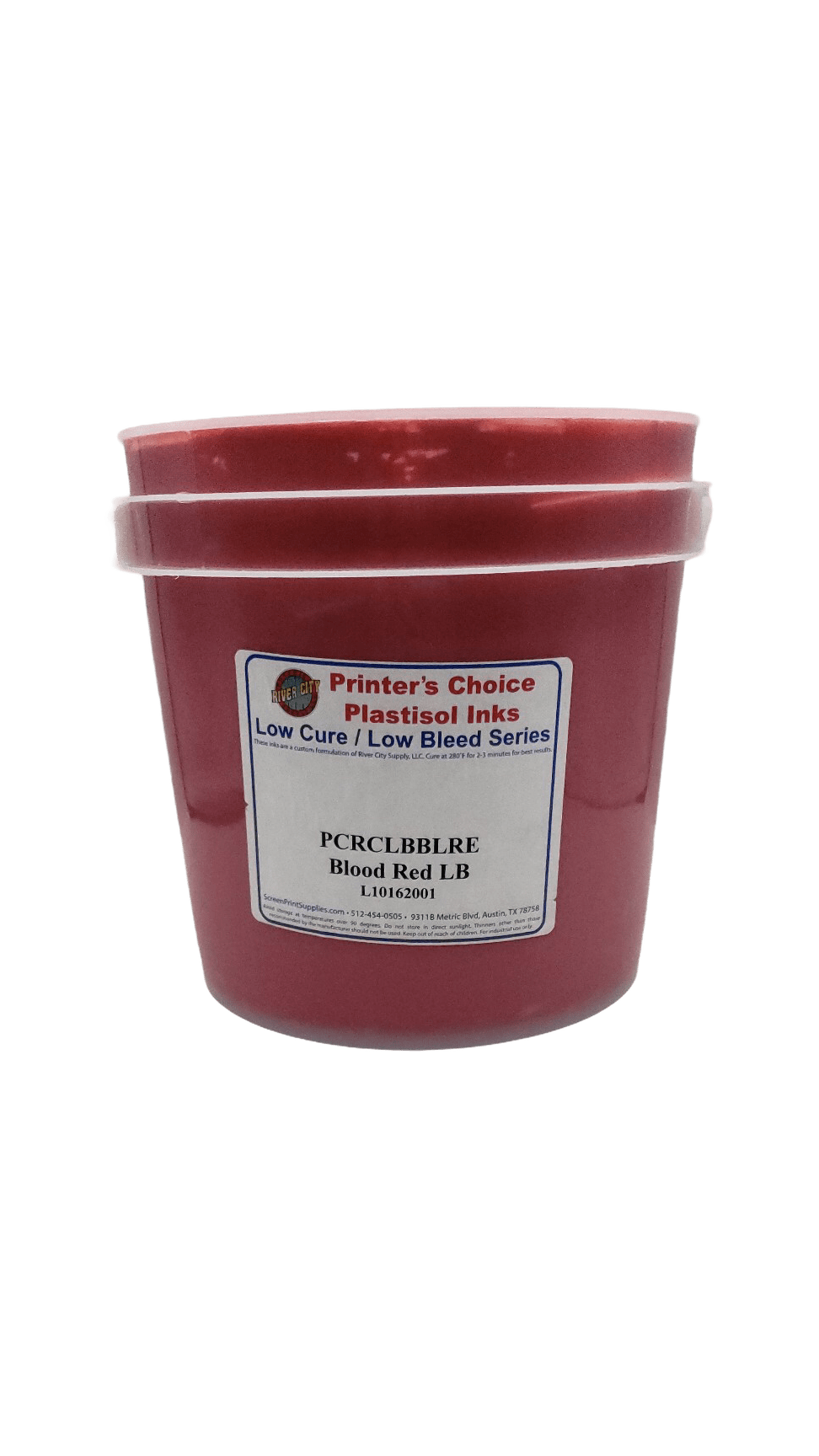 Printers Choice Blood Red Plastisol Ink - Low Cure Formula for Optimal Screen  Printing