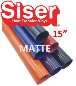 Siser EasyWeed 15" Matte Heat Transfer Vinyl