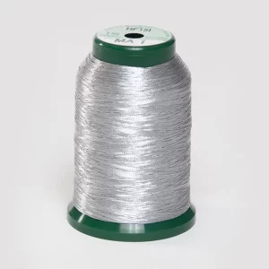 KingStar Metallic Embroidery Thread - Aluminum MA1 for Stunning Embroidery Designs