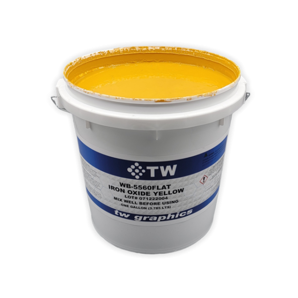 TW 5560 Flat Iron Oxide Yellow Water Based Poster Ink