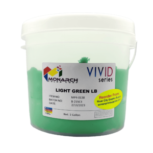 Monarch Vivid LB Light Green Plastisol Ink – Soft and Creamy Screen Printing Ink