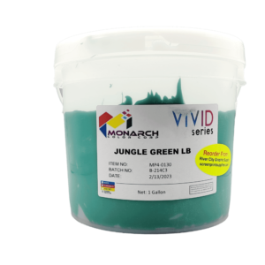 Monarch Vivid LB Jungle Green Plastisol Ink – Soft and Creamy Screen Printing Ink