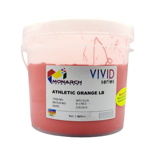 Monarch Vivid LB Athletic Orange – Soft and Creamy Screen Printing Ink