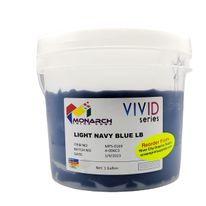 Monarch Vivid LB Plastisol Inks - Light Navy Blue