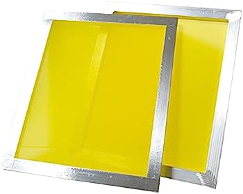 6 Pack Aluminum Silk Screen Frame with 305 Yellow Mesh 23 x 31