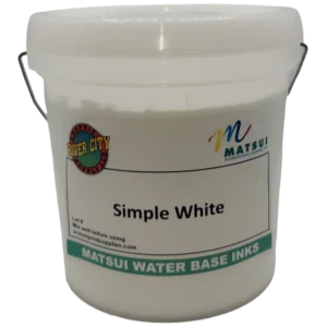 Matsui WS0537 301W-B White Water Base Ink – Ultra-Soft Choice for